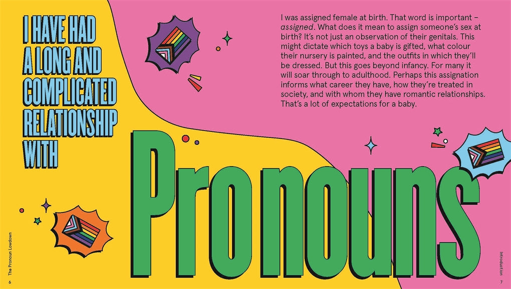 The Pronoun Lowdown celebrates trans and gender diverse identities, in all their fluid and imperfect perfection!