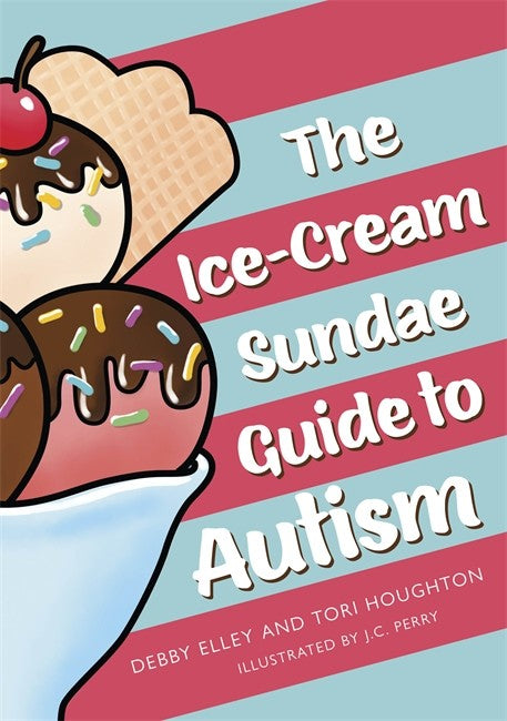  This picture-led book uses ice-cream sundae ingredients to represent various aspects of autism such as sensory differences, special interests or rigidity of thinking, explaining the different facets of autism in a neutral way.