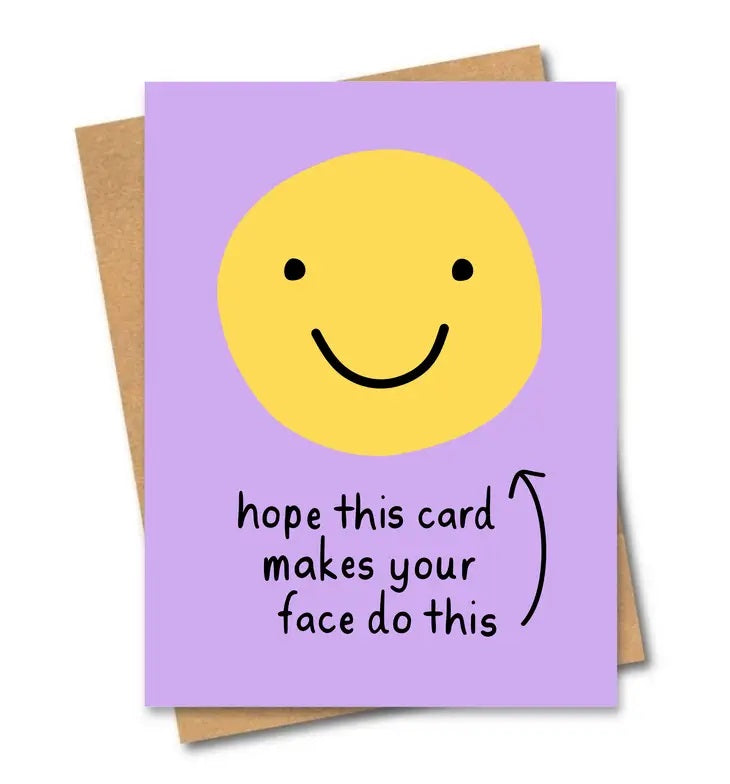 Smiley Face - Card
