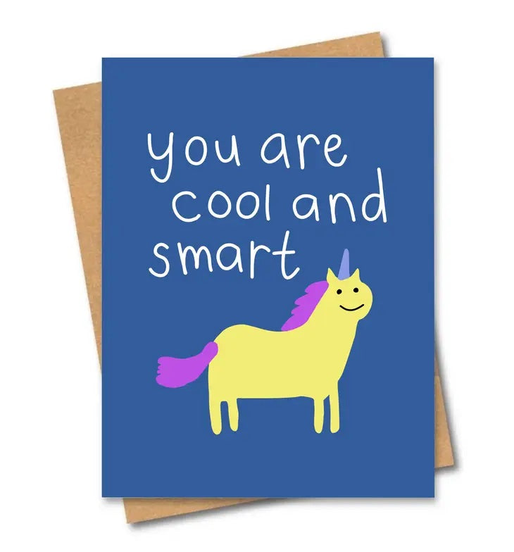 You're Cool and Smart - Card · Monty and The Worm