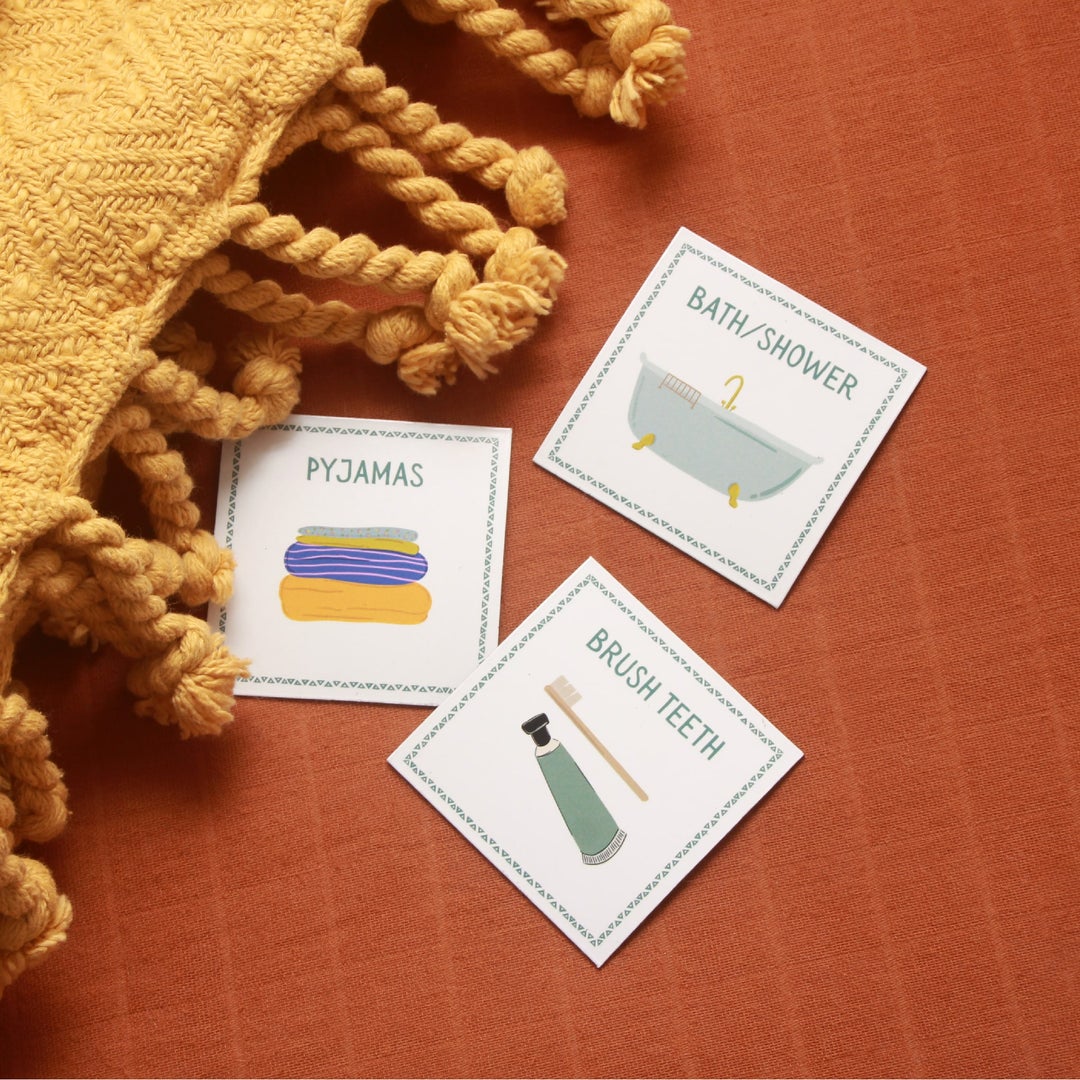 Magnetic Routine Cards For Kids