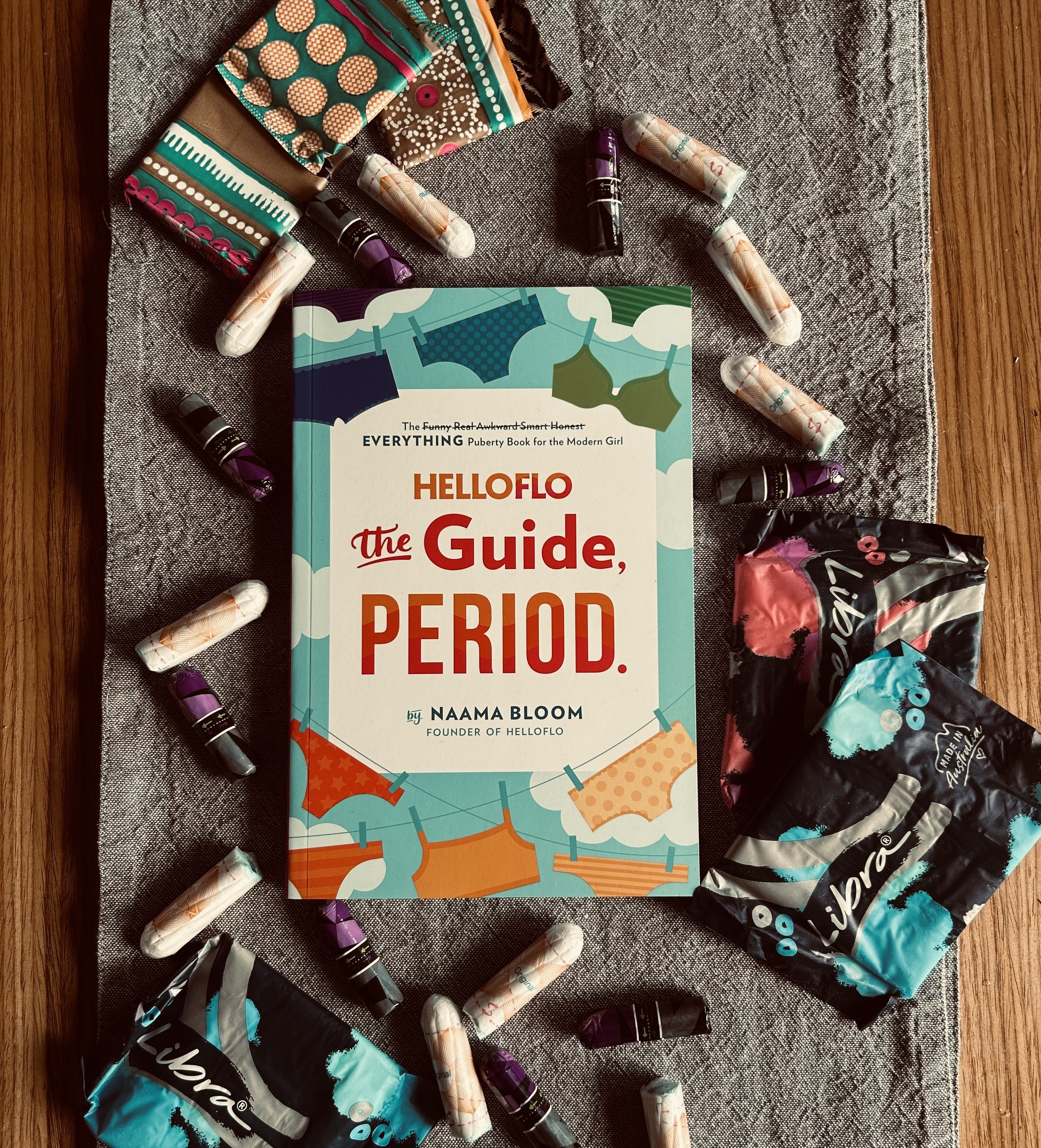 HelloFlo: A Guide, Period, puberty, tampons, pads, teenage girl